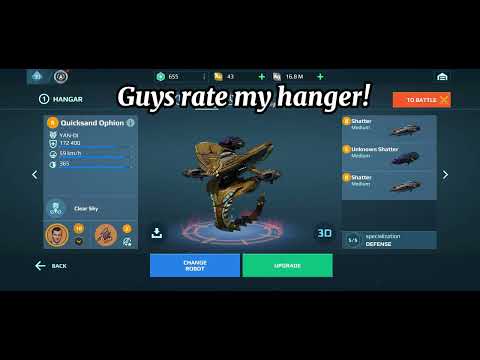Rate my hanger! #warrobot #f2p #sigma 