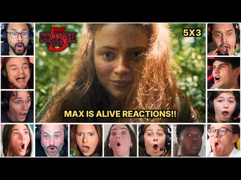 Reactors Reacting To Max Is Alive | Stranger Things 5x3 Reaction Mashup