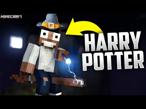 Minecraft, Travelling to Hagwarts in Minecraft HARRY POTTER #2 || Realistic Harry Potter Mod