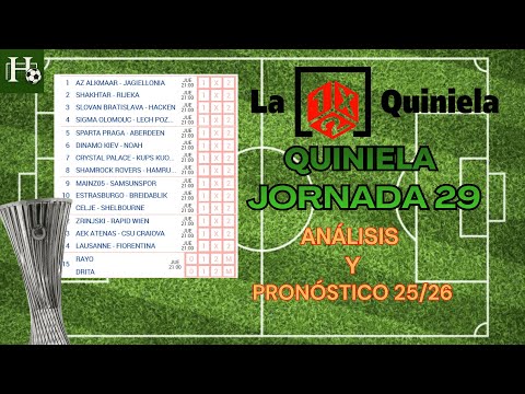 THE FOOTBALL POOL MATCHDAY 29 | ANALYSIS AND PREDICTION | HugoXL