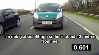 Tailgating and Slip Road Overtake - M1 Belfast - OFZ3898