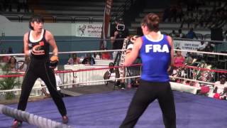 Cyrielle GIRODIAS Finale championnat du monde féminin boxe savate 2015