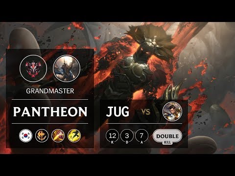 Pantheon Jungle vs Xin Zhao - KR Grandmaster Patch 9.22