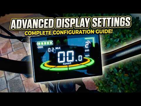 Zorix E-Bike Display Advanced Settings: Unlock Top Speed + Miles to KM
