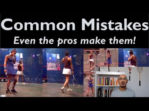 PSA Squash: The 8 Most Common Mistakes EVEN THE PROS MAKE!