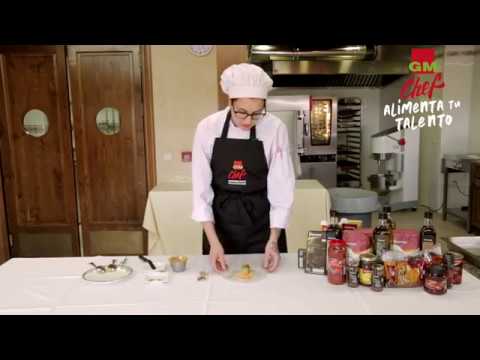 Receta "Balotina de Pollo Rellena de Setas con Emulsión de Boniato"