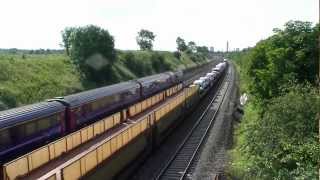 preview picture of video 'Great Western Mainline Near North Moreton 05.07.2012'