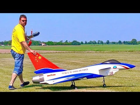 CHINA AIR FORCE RC VECTOR THRUST TURBINE MODEL JET CARF CHENGDU J-10 FLIGHT DEMONSTRATION