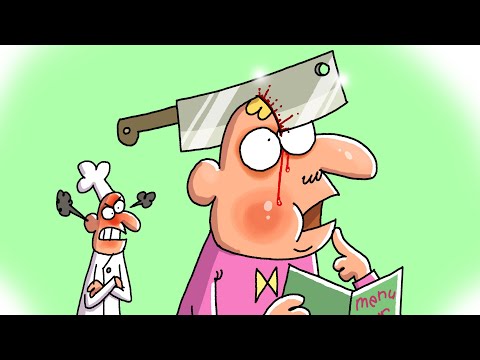 When Your The LAST Customer At A Restaurant | Cartoon Box 358 | by Frame Order | Hilarious Cartoons