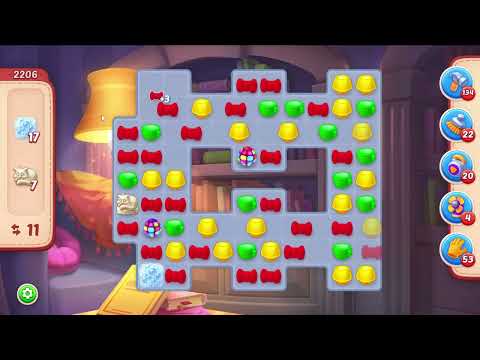 Homescapes 2206 Level - 18 moves - NO BooSTERS