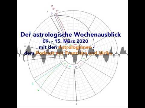 Astrologischer Wochenausblick 09. - 15. März 2020
