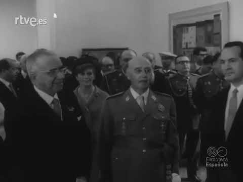 1966 06 06 NODO 1222B  El Generalísimo Franco inaugura la Exposición Nacional de Bellas Artes
