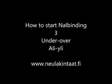 How to start Nalbinding - 3. Under-Over