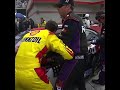 Denny Hamlin and Joey Logano FIGHT at Bristol! #shorts