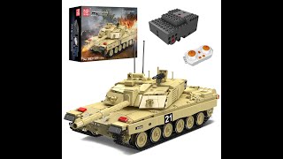 Mould King 20037 Britský tank Challenger 2 R/C