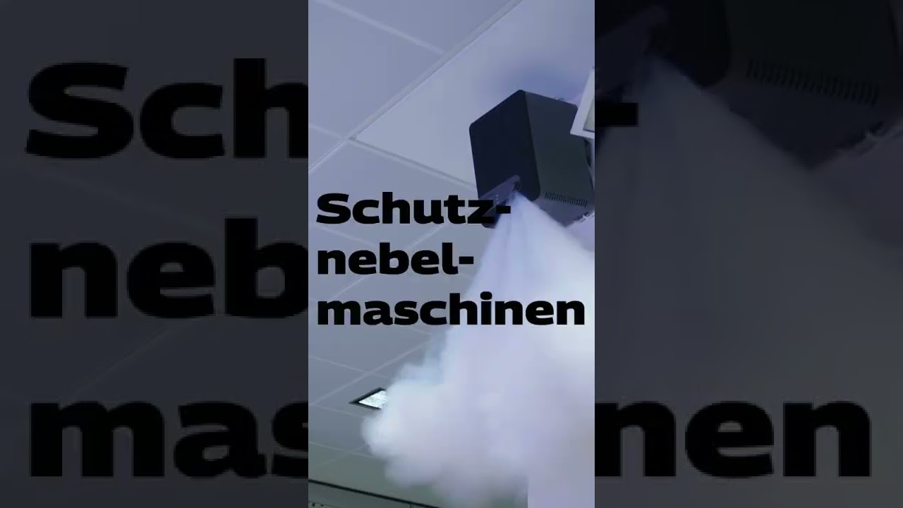 Schutznebelmaschinen der Sparkasse