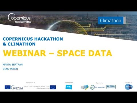 Webinar - Access to space data with WEkEO