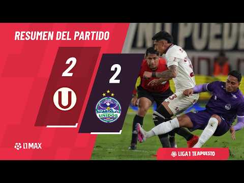 Universitario 2-2 Comerciantes Unidos: resumen EXTENDIDO del partido | Fecha 8 | #Liga1TeApuesto2026