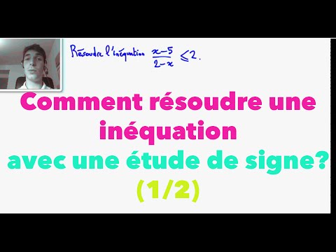 comment remplir un tableau de signe