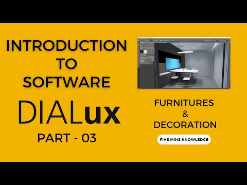 16) Mastering Lighting Design: Episode 16- Furnitures & Decoration in Dialux Evo #dialuxevo #dialux
