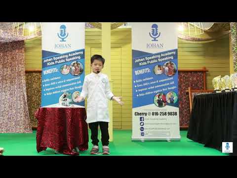 Weasley Loke as Scientist I Kiddos Dream Job I Johan Speaking Academy  I Stage Time I Paradigm Mall