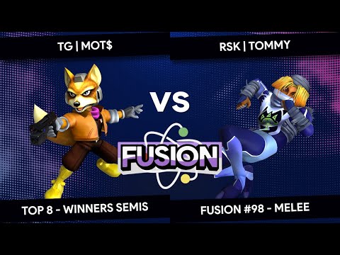 Fusion Melee #98 - Mot$ (Fox) vs Tommy (Sheik) - Top 8 - Winners Semis