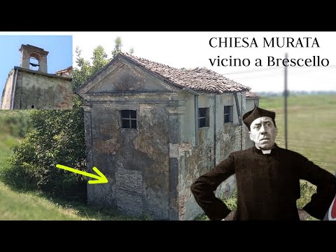 La CHIESA MURATA vicino a Brescello (paese di DON CAMILLO)