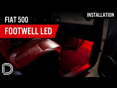 How to Install Fiat 500 Footwell LEDs