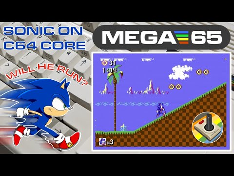 Sonic the Hedgehog on MEGA65 with Commodore 64 Core. It works! #commodore64