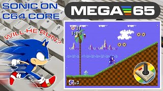 Sonic the Hedgehog on MEGA65 with Commodore 64 Core. It works! #commodore64