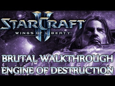 Ⓦ Starcraft 2 WoL Walkthrough ▪ Brutal - Engine of Destruction ▪ Rebellion Mission 3