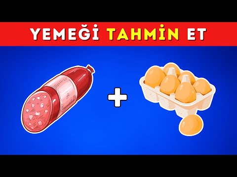 Emojilerle Yemeği Tahmin Et❗🍽️🍕🍜 32 Eğlenceli Soru!🍳🍲 🍔 Kaçını Doğru Bulacaksın? 🤔🏆