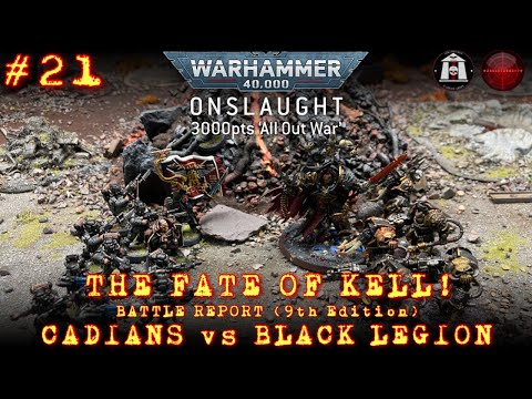 Astra Militarum (Imperial Guard) vs Black Legion (Chaos) Warhammer 40k Battle Report EP:21