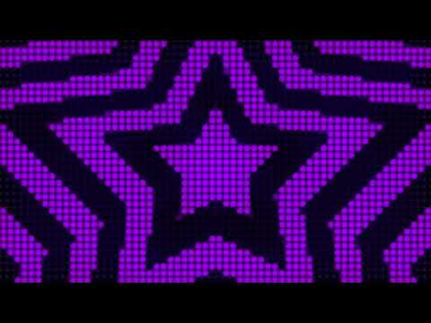 4K 1 Hour Purple Star Tunnel Y2K Colorful Aesthetic LED Lights Background Video Screensaver