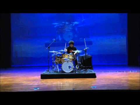 Samuel Rusli 1st Winner of Sakae Drum Competition 2014 - Kevin Powell's Track for Spanky