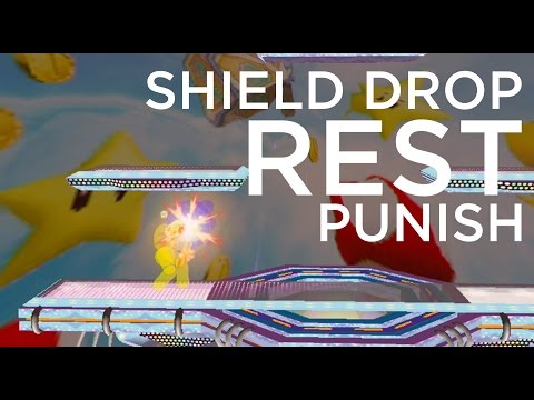 Marth UpTilt Shield Drop Rest Punish