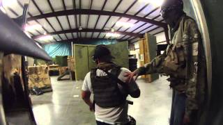 preview picture of video 'airsoft war cqb metropolis airsoft xcr kriss vecter'