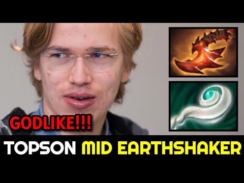 TOPSON Random Mid Earthshaker with Overwhelming Blink Build Dota 2