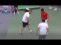 Behind the scenes at the new player warm-up area | Wimbledon 2019