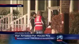 Suspect arrested in NN arson