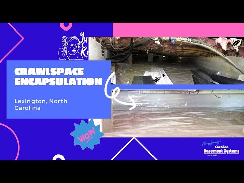 Lexington, North Carolina, Crawl Space Encapsulation and Repair