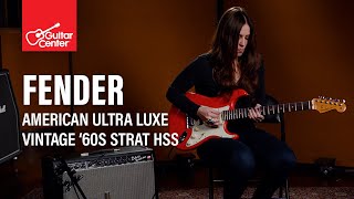 Video thumbnail for NEW Fender American Ultra Luxe Vintage '60s Stratocaster HSS | Demo by Angela Petrilli by Guitar Center