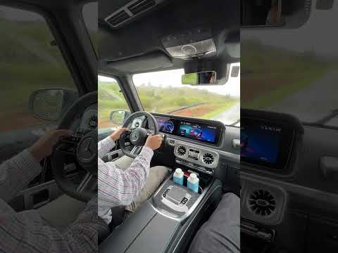 The Electric G-Class Has Fake Engine Noises 😳 #gwagon #mercedes #mercedesbenz #cars #automotive