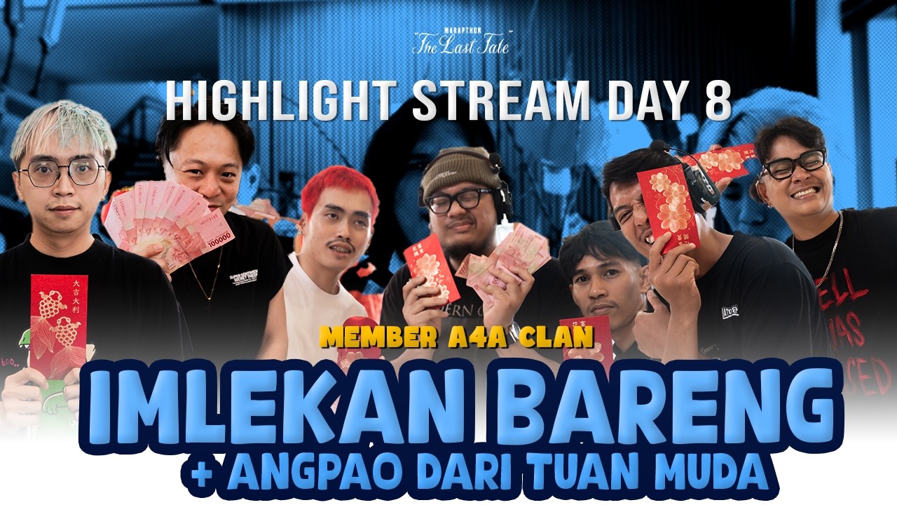 BAGI-BAGI ANGPAO BARENG CREW MARAPTHON -  MARAPTHON THE LAST TALE DAY 8 HIGHLIGHT