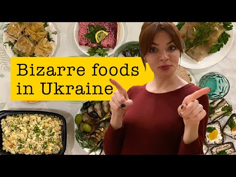 WEIRD DISHES that Ukrainians eat for holidays 🐷