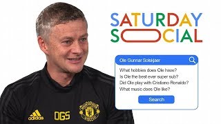 Ole Gunnar Solskjaer Answers The Webs Most Searche