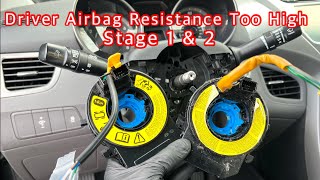 Hyundai Elantra Clock Spring Replacement - Step By Step - Easy Job