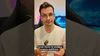 Parmak izleriniz ile istediğiniz programı açabilirsiniz..!