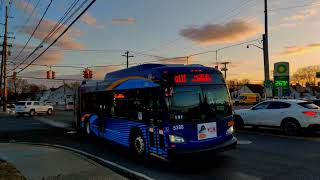 MTA Bus: 2016 New Flyer XD60 5388 on the Q111 at Mill Road & Peninsula Boulevard (Nassau County)