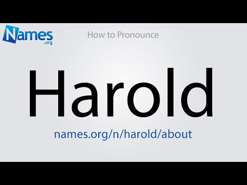 How to Pronounce Harold